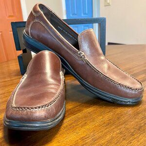 Brown Leather Cole Haan Keating Venetian Slip-On Loafers Size 11.5